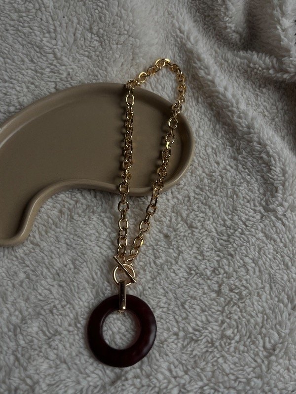 Producto - Collar gold choco