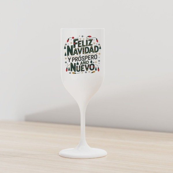 Producto - Copa Personalizada para Navidad y Año Nuevo