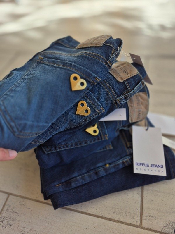 Producto - Riffle Oxford Azul Tiro Medio