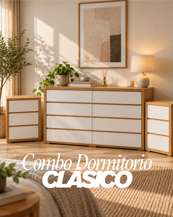 Combo Dormitorio Clásico