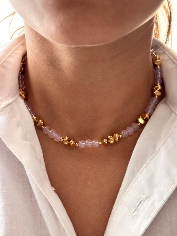 Producto - Collar lumi pink