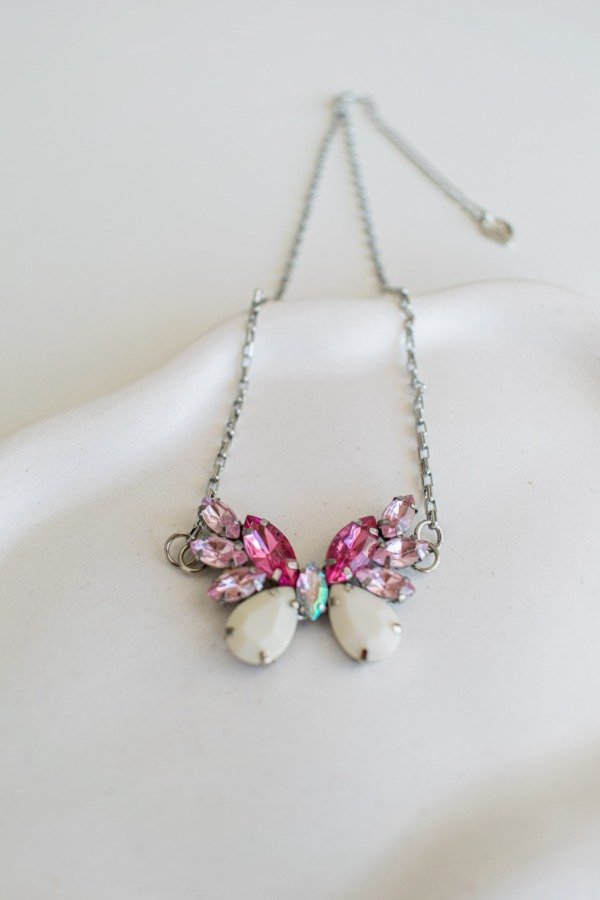 Producto - Collar MARIPOSA - rosa