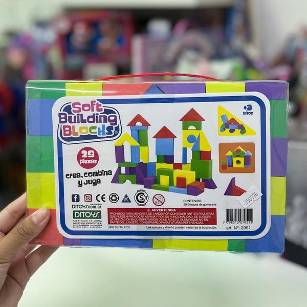 Producto - Soft building blocks 29 piezas 6795
