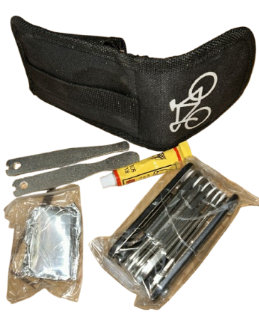 Producto - HERRAMIENTA KIT LLAVE ALEN, PARCHES, SOLUCION, SACA CUBIERTAS - E15