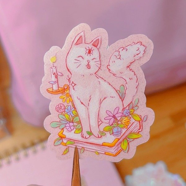 Producto - Sticker Gato Magico Vinilo
