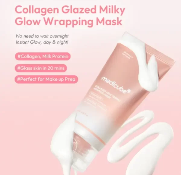 Producto - medicube Collagen Milk Toning Wrapping Mask 75ml - 4