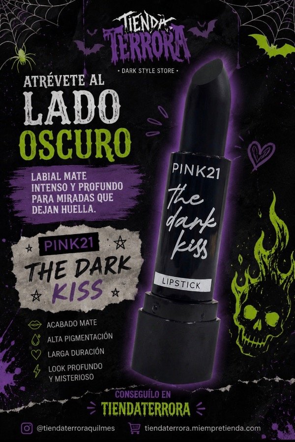 Producto - Labial negro mate