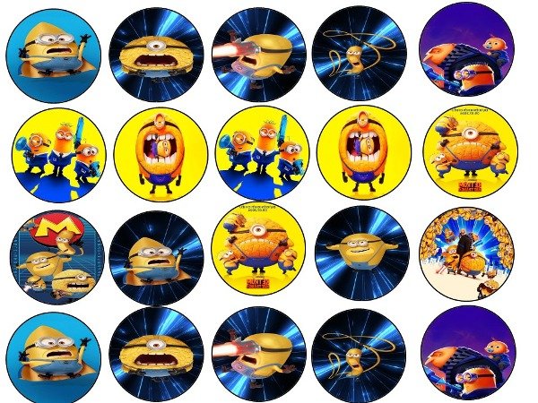 Producto - LAMINA MINIONS 4 MIVILLANO FAVORITO