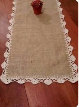 Producto - Camino de mesa arpillera