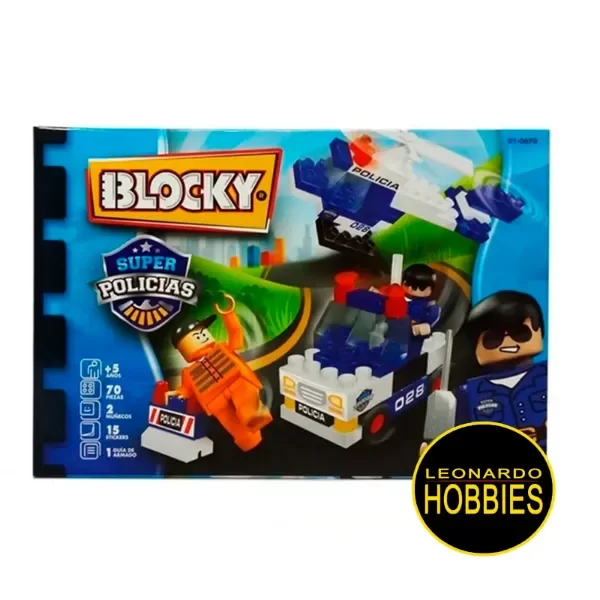 Producto - Set Súper Policías Persecución 70 piezas Blocky 0670