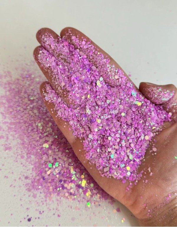 Producto - Glitter lila perlado