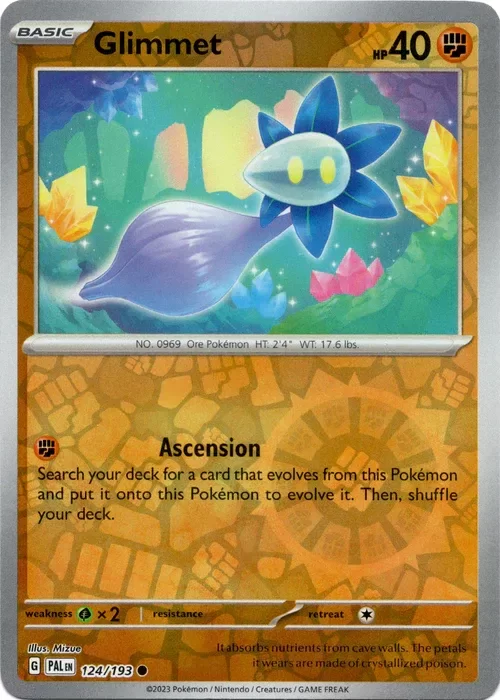 Producto - Glimmet - 124/193 - Paldea Evolved - Reverse Holo