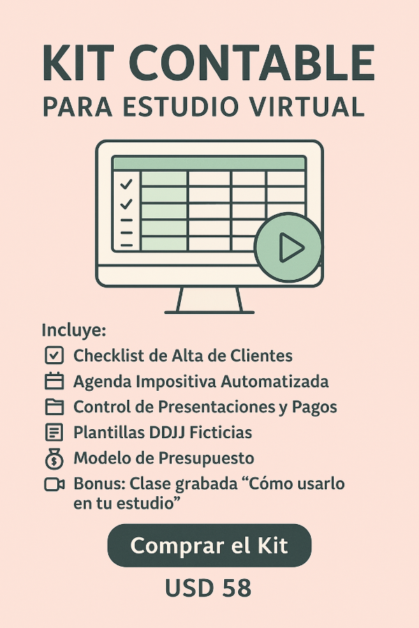 Producto - KIT ESTUDIO CONTABLE VIRTUAL