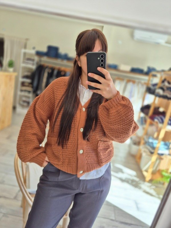 Producto - Cardigan Importado Canela