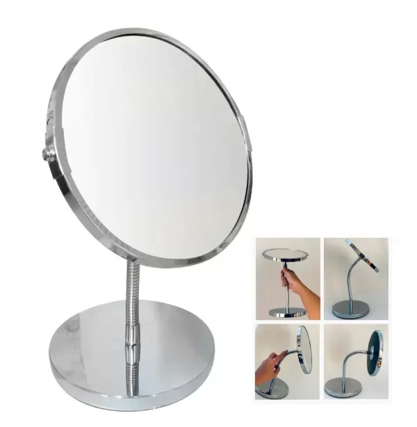 Producto - ESPEJO METAL C/PIE Y BRAZO FLEXIBLE