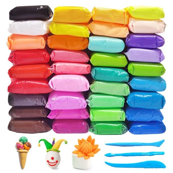 Producto - 36 PIEZAS DE ARCILLA ULTRA LIGERA