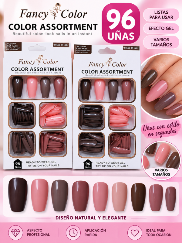 Producto - Uñas x 96u. 6 cajas - 1