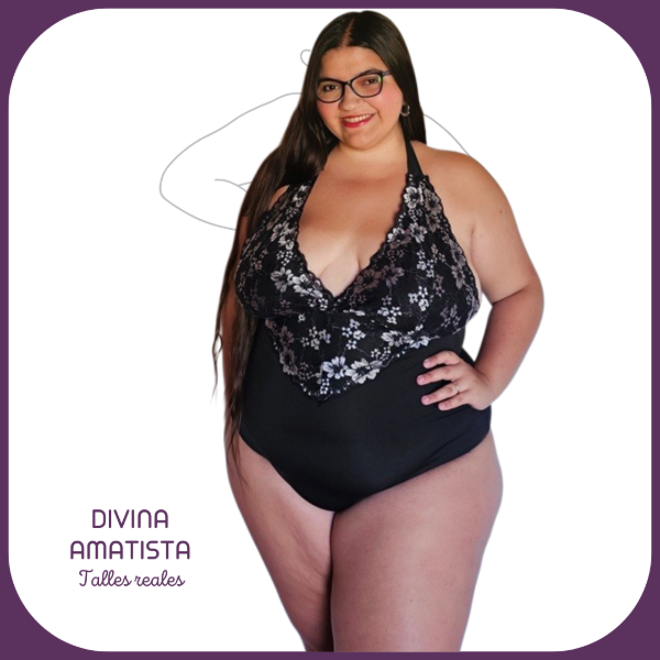 Producto - Body Marilyn encaje bordado