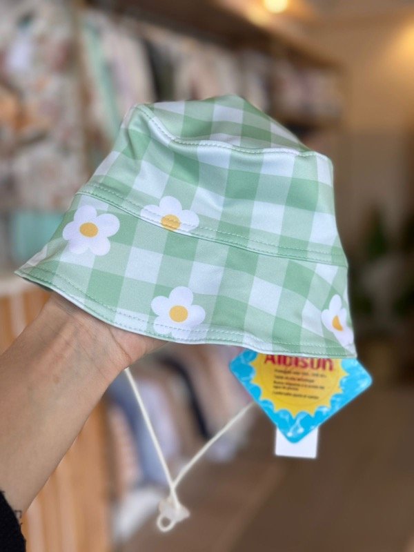 Producto - Gorrito con filtro UV margaritas