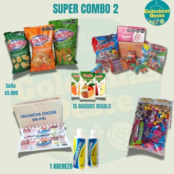 Producto - Super combo 2 ( 15 Chicos)