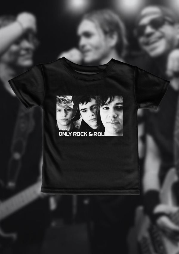 Producto - Only rock- Baby tee negra