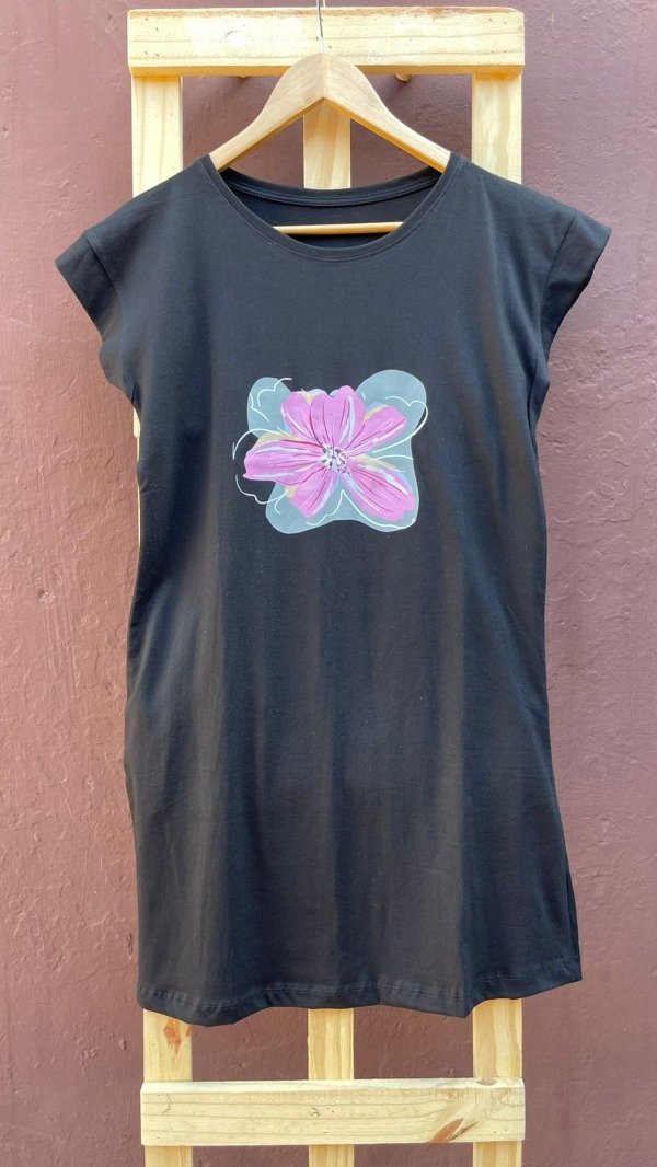 Producto - VESTIDO MANGAS JAPONESAS LISO Y CON ESTAMPA - 0