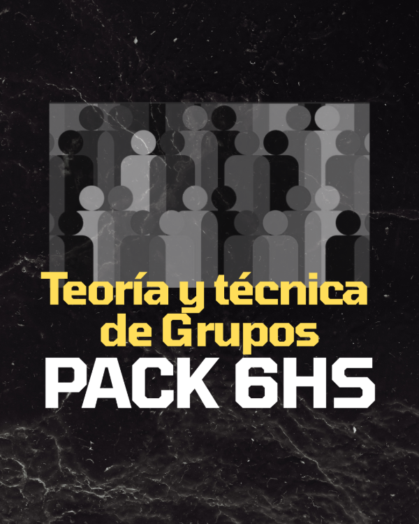 Producto - Teoría y técnica de Grupos - Pack de 6 Horas