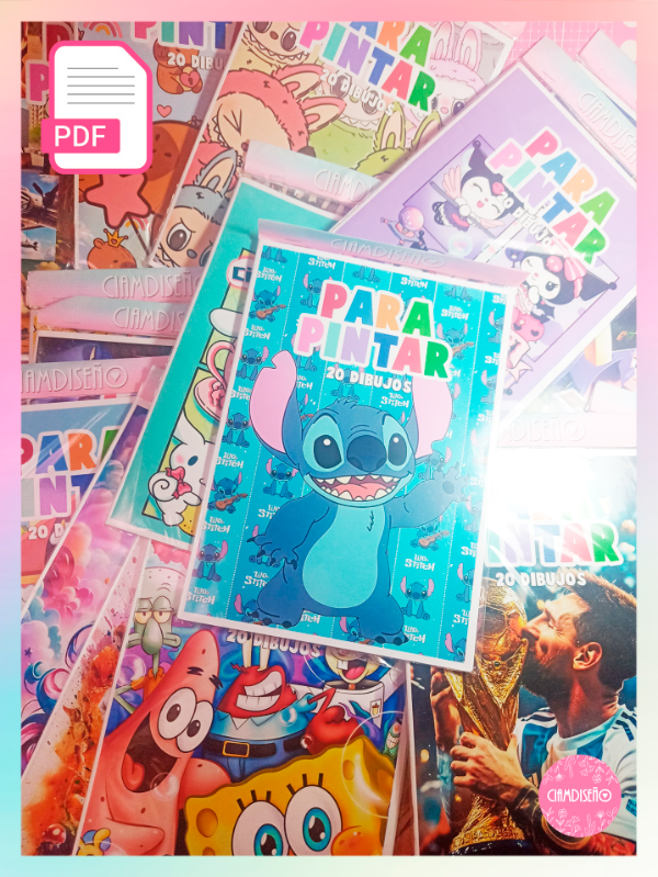 Producto - 20 LIBROS PARA PINTAR PDF