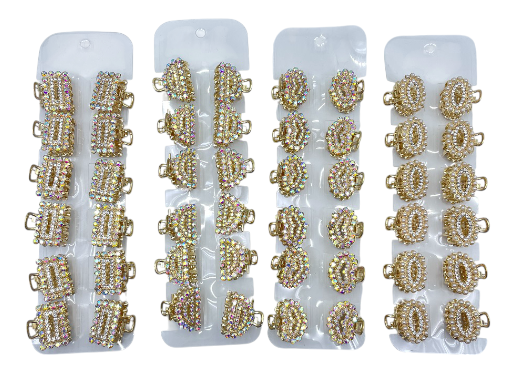 Producto - Broche metal con strass mediano