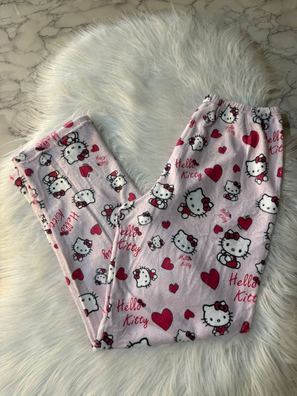 Producto - Pantalón Polar Soft - Kitty Rosa Corazones