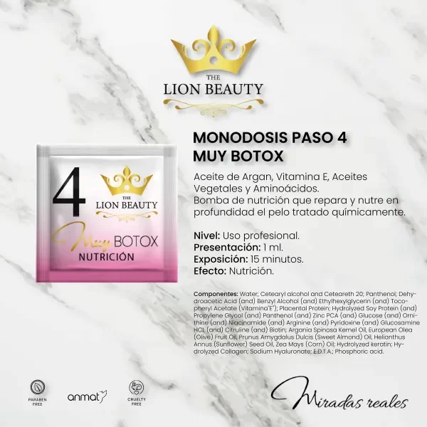 Producto - Paso 4 Muy Botox 1ml - The Lion Beauty