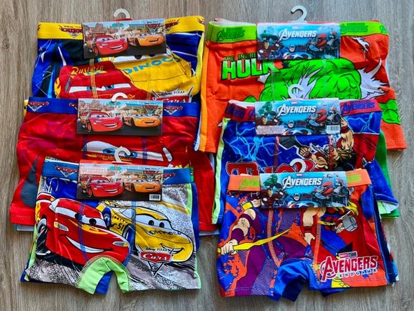 Producto - BOXER NIÑO, PACK POR 12 UNIDADES SURTIDAS