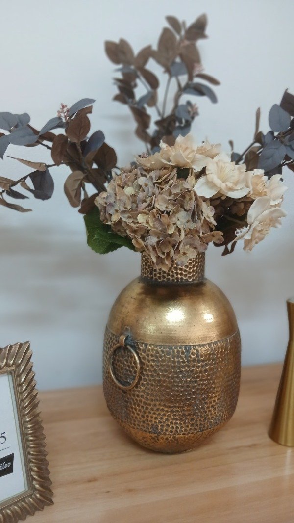 Producto - Florero aluminio dorado