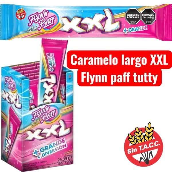 Producto - Caramelo largo XXL Flynn paff x10 unidades