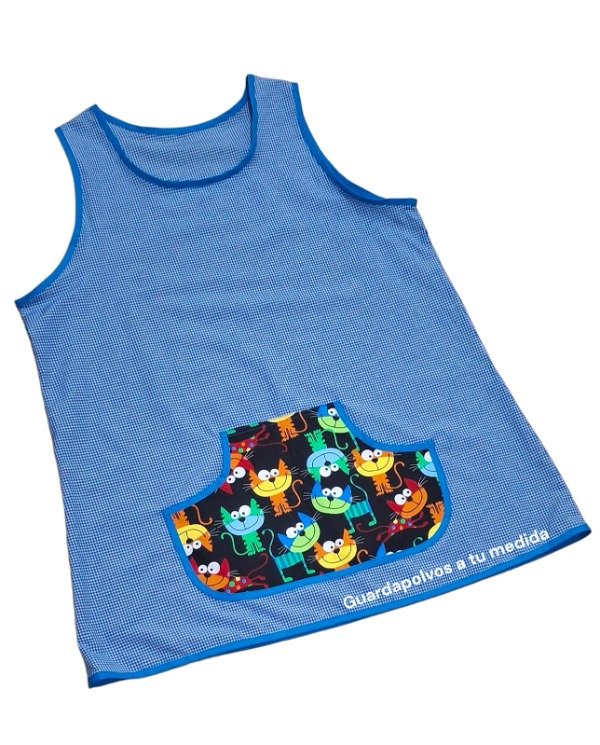 Producto - Gatos multicolor con color turquesa t. L