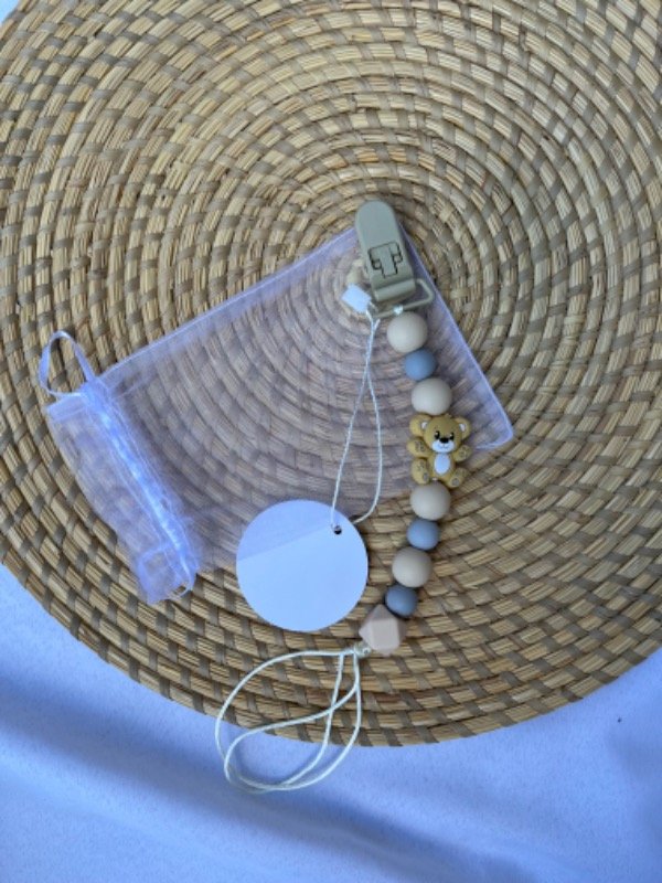 Producto - Portachupete silicona tigrecito