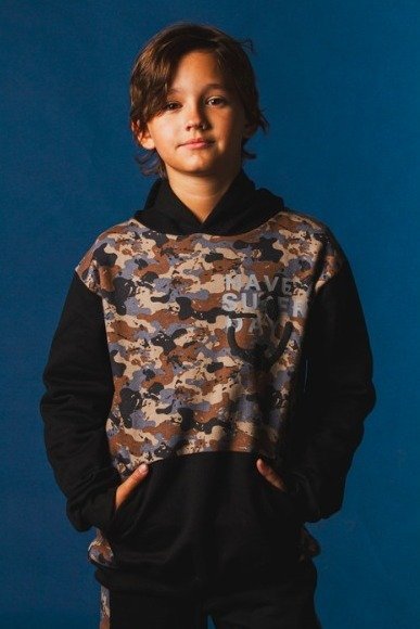 Producto - Conjunto Hoodie Camo Azul (D9)