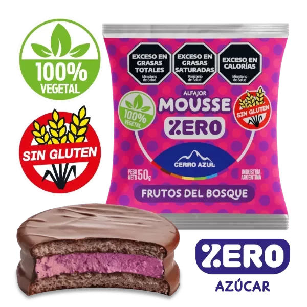 Producto - Alfajor Frutos Del Bosque Cerro Azul Sin Azúcar Sin Tacc
