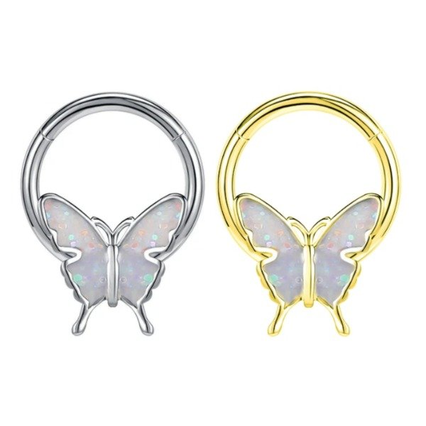 Producto - Argolla Sin Fin Clicker Butterfly Shine