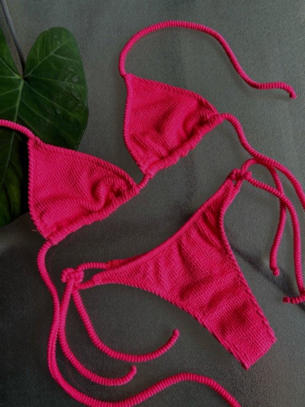 Producto - BIKINI TEXTURADA FUCSIA
