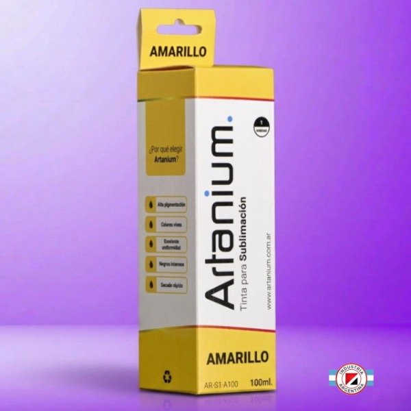 Producto - TINTA ARTANIUM AMARILLO 100ML