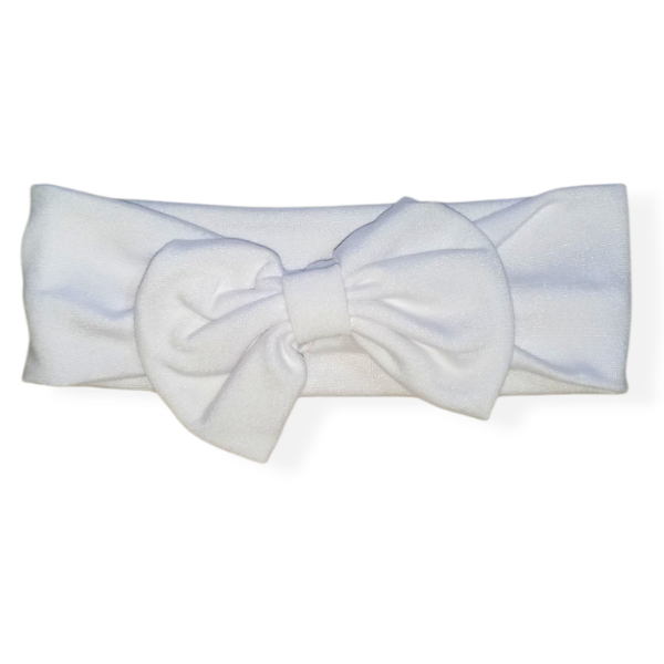 Producto - Vincha moño blanca