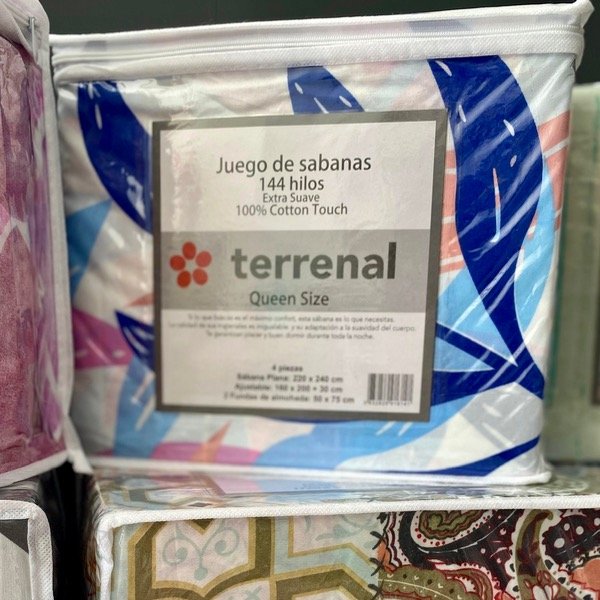 Producto - Sabana Estampada Queen Terrenal 144 Hilos SES2