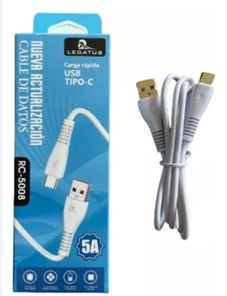 Producto - Cable USB TIPO C Legatus RC-5008 Blanco