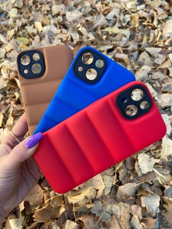 Producto - Puffer importada Iphone rojo