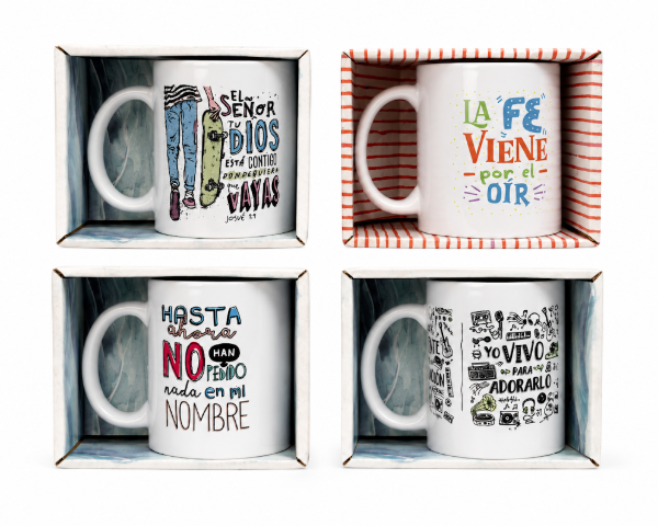 Producto - PROMO X2 UNIDADES Tazas mug + caja decorativa