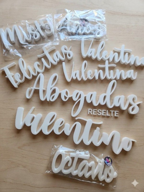 Producto - Nombres personalizados Blancos