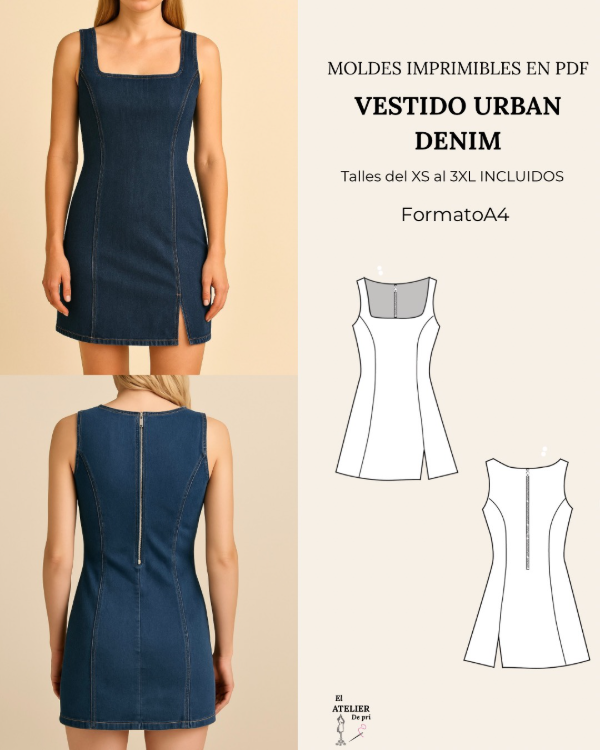 Producto - Vestido urban denim