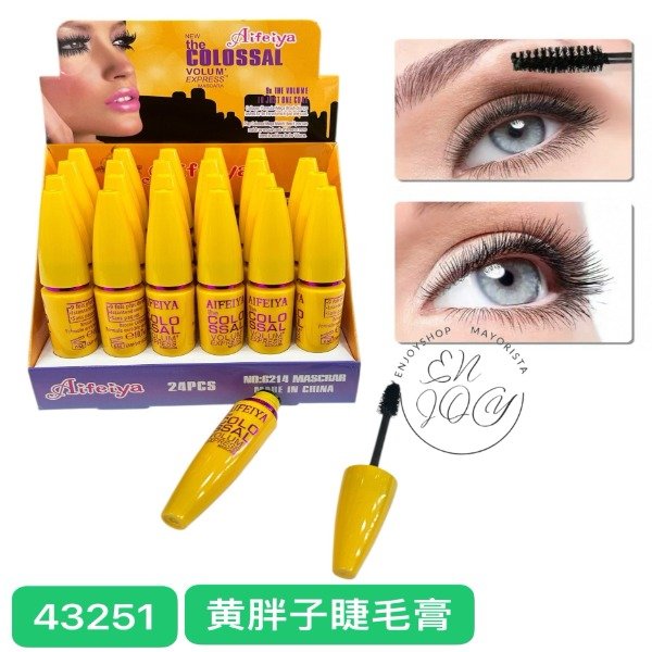 Producto - CAJA X24 MASCARA DE PESTAÑAS COLOSSAL AIFEIYA 43251