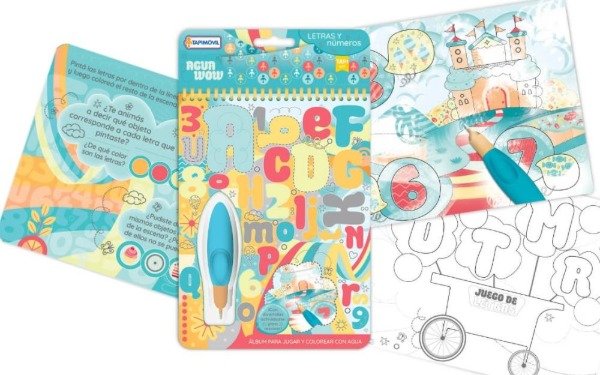 Producto - Agua wow! Letras y números